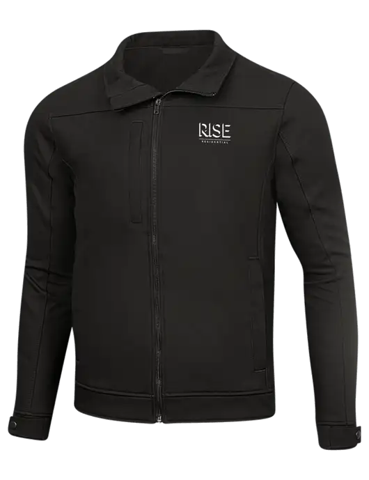 Cornerstone Black Duck Bonded Soft Shell Jacket w/Rise Residential Logo