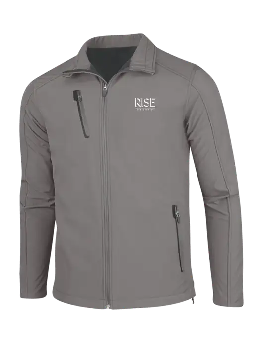 Medium Grey Welded Softshell Jacket w/Rise Residential Logo