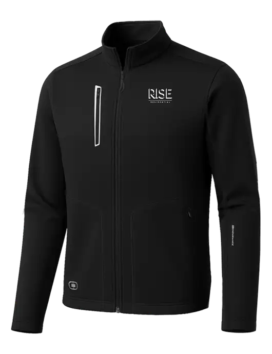 OGIO Blacktop Endurance Fulcrum Full-Zip w/Rise Residential Logo
