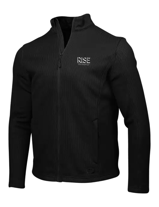 OGIO Blacktop Grit Fleece Jacket w/Rise Residential Logo