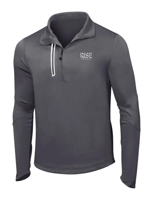 OGIO Gear Grey Endurance Fulcrum 1/4 Zip w/Rise Residential Logo